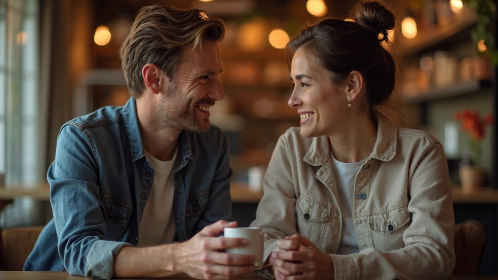 Twee mensen die empathisch met elkaar communiceren en verbinding maken