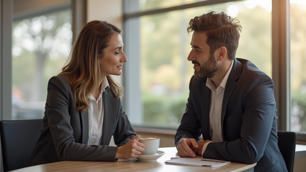 Professionele vrouw die zelfverzekerd optreedt in een vergadering met sterke emotionele intelligentie